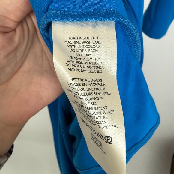 Free People Alyssa Long Sleeve Boho Wrap Maxi Dress Blue Small - Picture 8 of 10